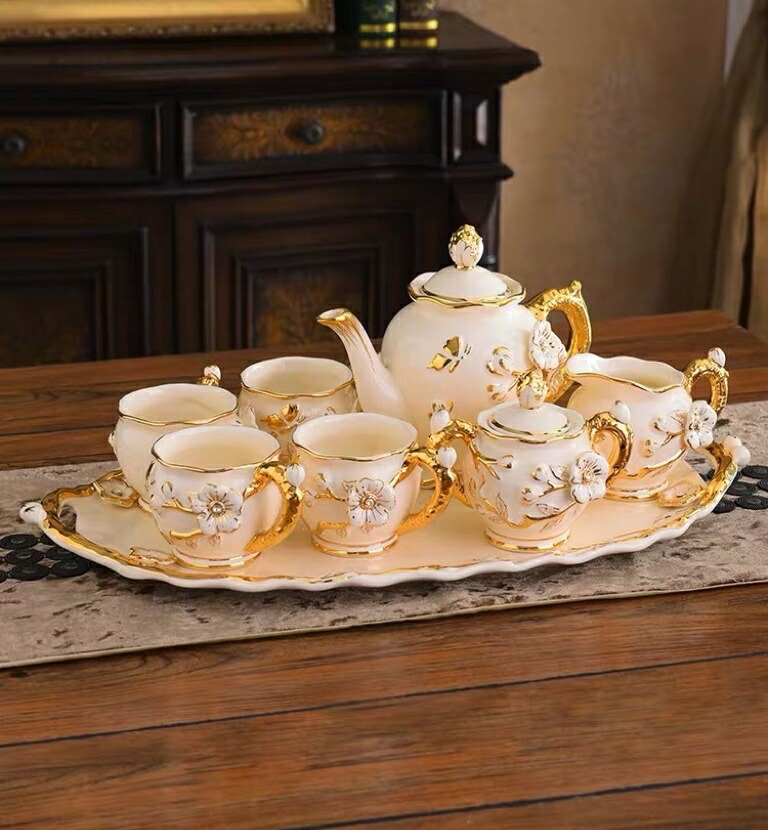 楽天市場】A003788高級西洋ティー・コーヒーカップセット カップ4客