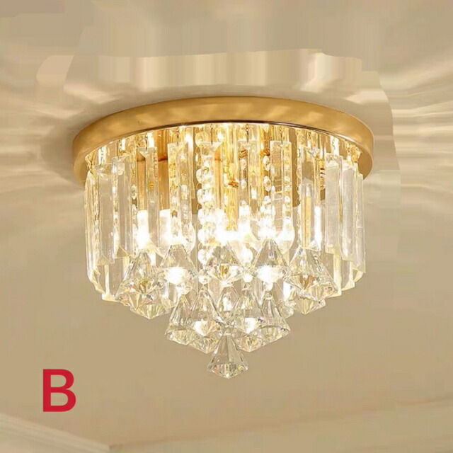 楽天市場】A018344水晶シャンデリア LED ペンダントライ トランプ 天井