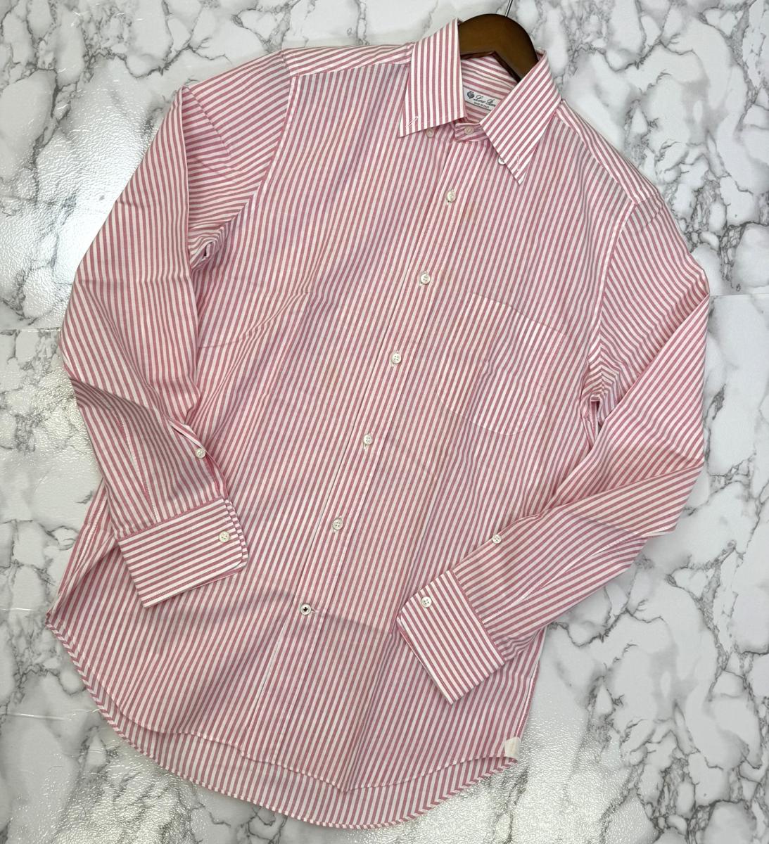 楽天市場】【中古】ロロピアーナ LoroPiana ｼｬﾂ ストライプ カッター