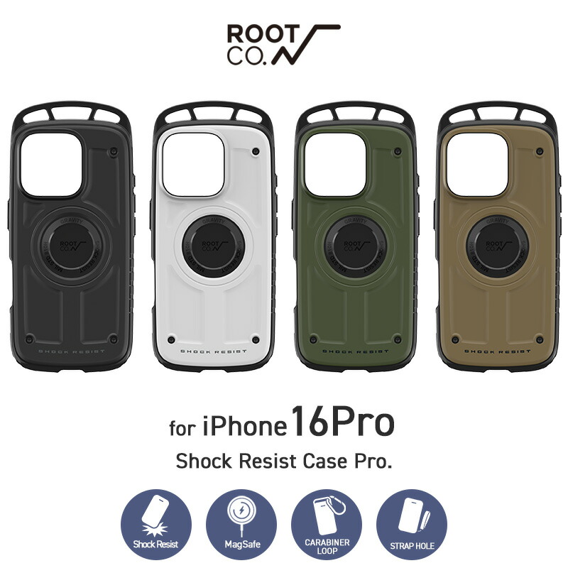 楽天市場】【ROOT CO.】[iPhone16Pro専用]GRAVITY Shock Resist Case