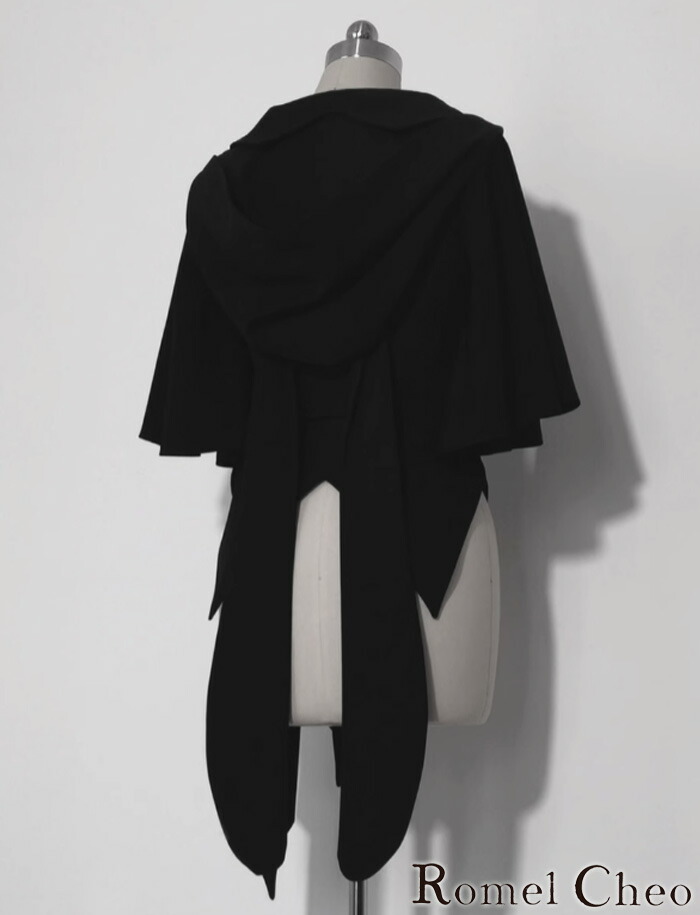 楽天市場】RomelCheo ダークキュートうさ耳フードジャケット ボレロ