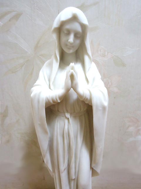 楽天市場】即日納品！大理石風 聖母マリア像 彫像 彫刻高さ 約29cm