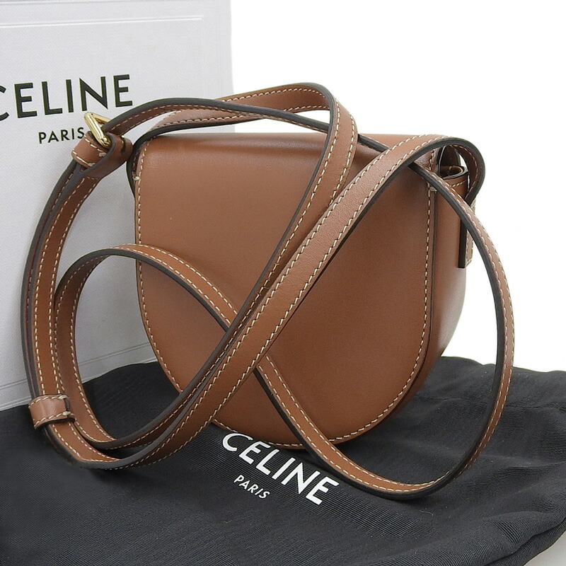 楽天市場】【中古】 セリーヌ CELINE ミニブザス キュイル トリオンフ