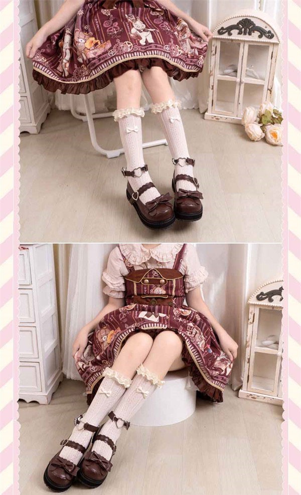 楽天市場】ロリータ靴 メイド靴 ロリータパンプス リボン 森ガール