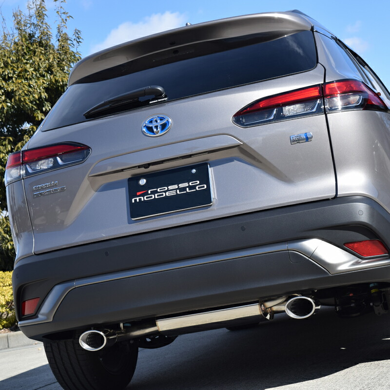 楽天市場】ロッソモデロ DUALIST EX マフラートヨタ カローラクロス