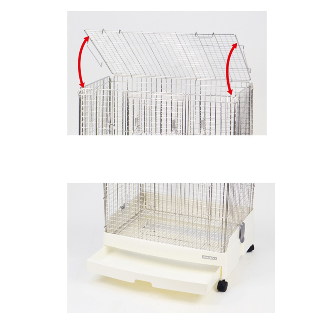 楽天市場】三晃商会 イージーホーム ステンレス 60ハイメッシュ WH