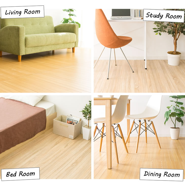 楽天市場】【14%OFF】ウッドカーペット 4.5畳 江戸間 江戸間4.5畳 260