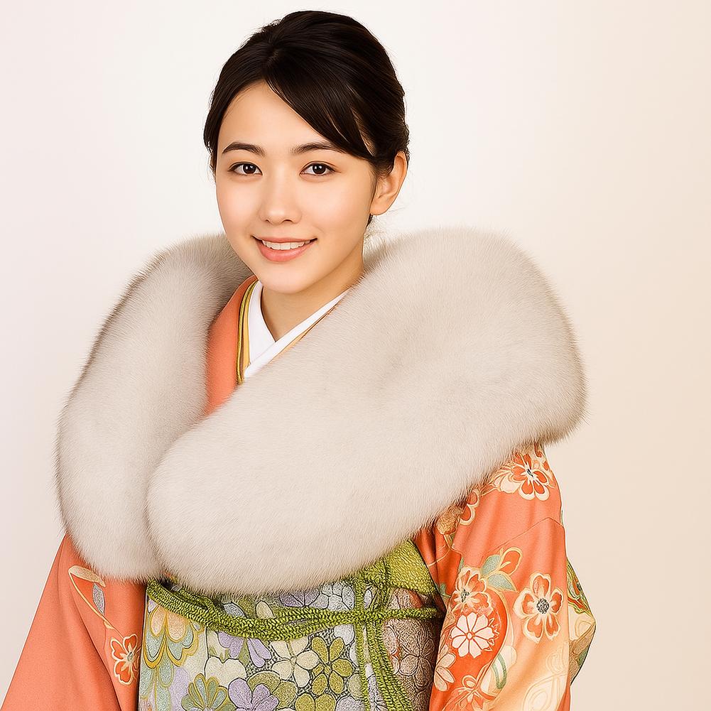 楽天市場】成人式 ブルーフォックス SAGA FURS 振袖 ショール 日本製