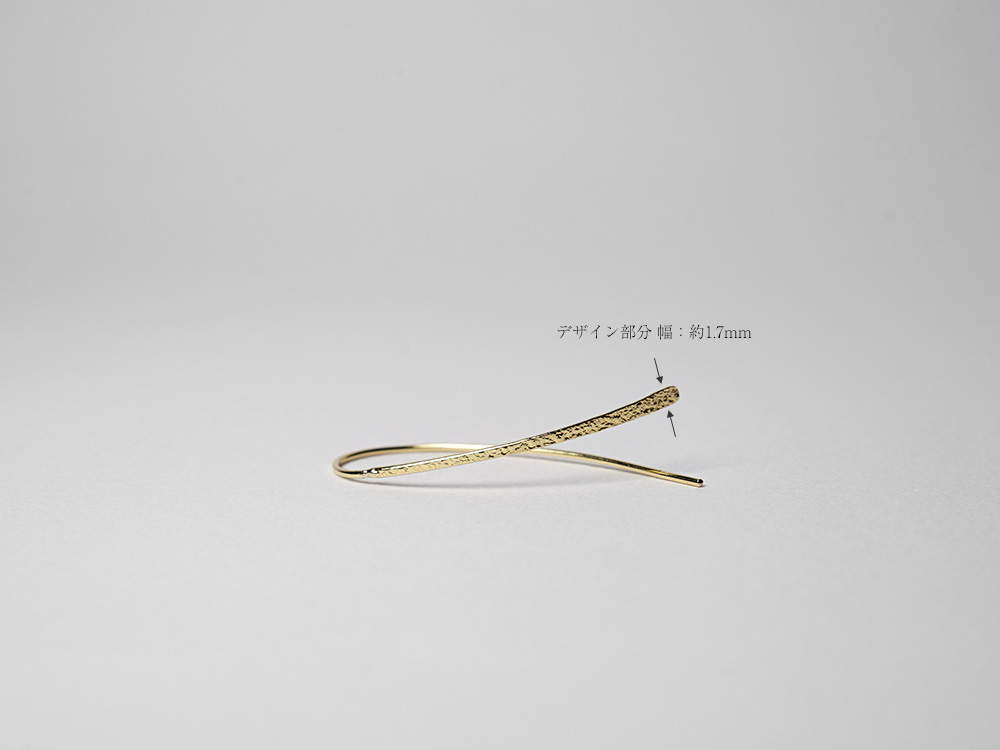 楽天市場】K18 Zarame ピアス このかたちが丁度いい。 K18ゴールド