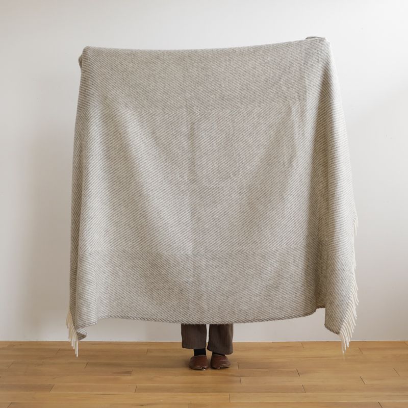 楽天市場】ウール ブランケット Silkeborg ダナーヤ ストライプ 85×130