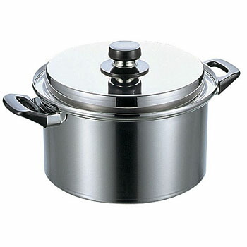 楽天市場】アルミ両手鍋 アルミなべ 24cm W360×D265×H158(深さ104)mm