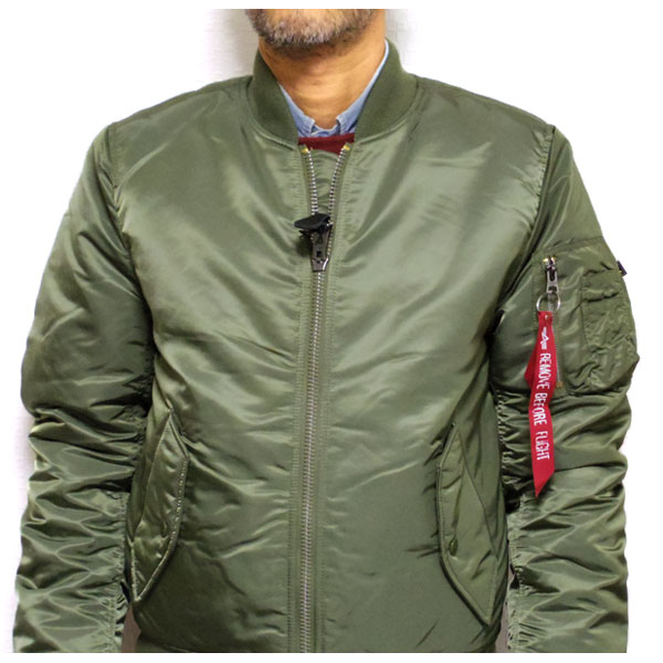 楽天市場】アルファ MA-1 alpha ジャケット メンズ スリム