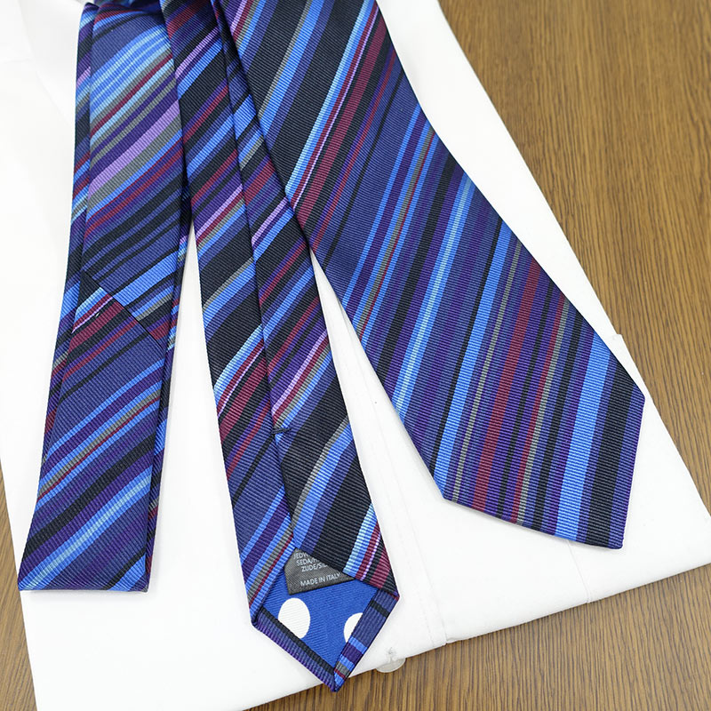 楽天市場】ポールスミス ネクタイ Paul Smith PS7 ストライプ ネイビー