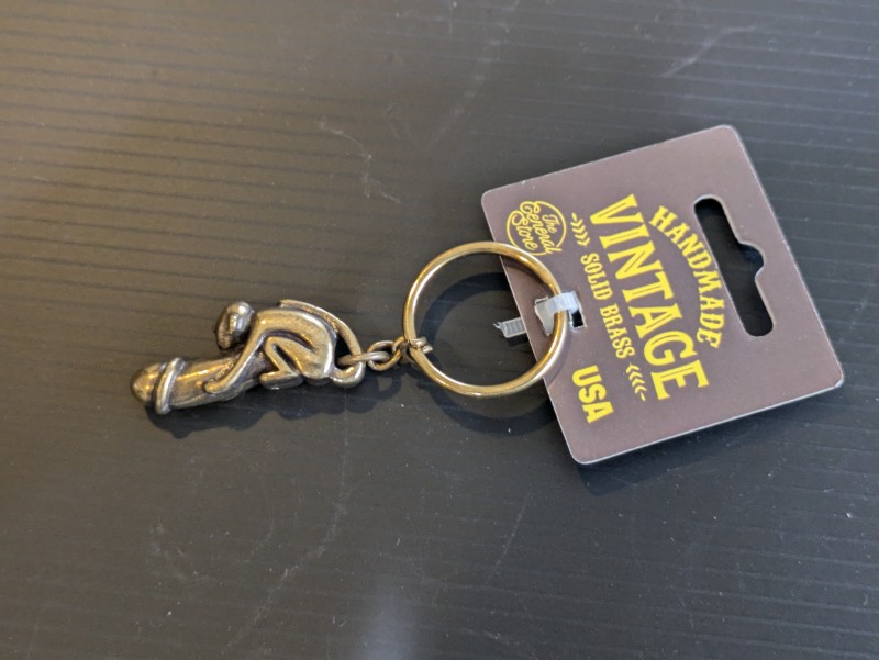 楽天市場】メーカー廃版 大人のキーホルダー BRASS 真鍮 セクシー