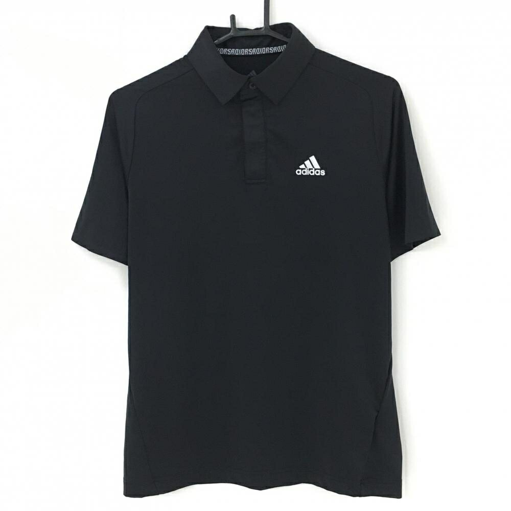 楽天市場】【美品】アディダス 半袖ポロシャツ 黒 背面一部メッシュ