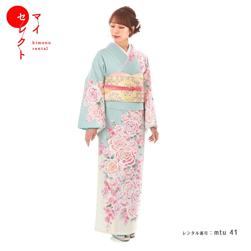 楽天市場】【レンタル】 訪問着レンタル 着物レンタル mtu_41 NP-6