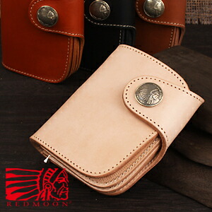 楽天市場】REDMOON レッドムーン 二つ折り財布 HR-01A[メンズ 男物 本