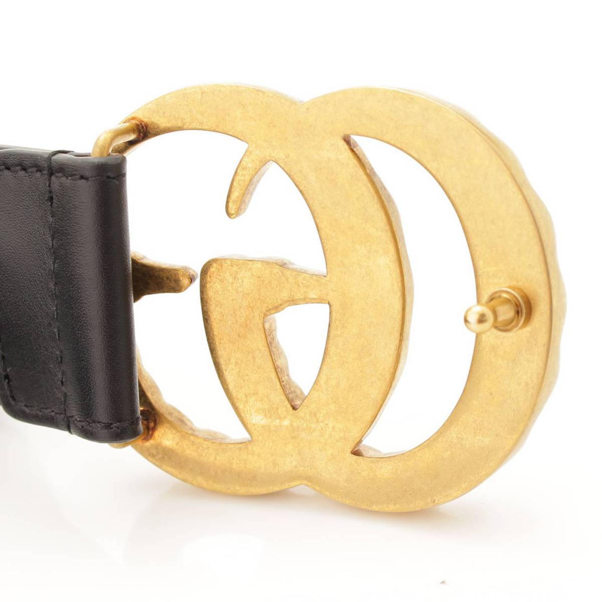 楽天市場】【グッチ】Gucci パール ダブルG バックル レザー ベルト