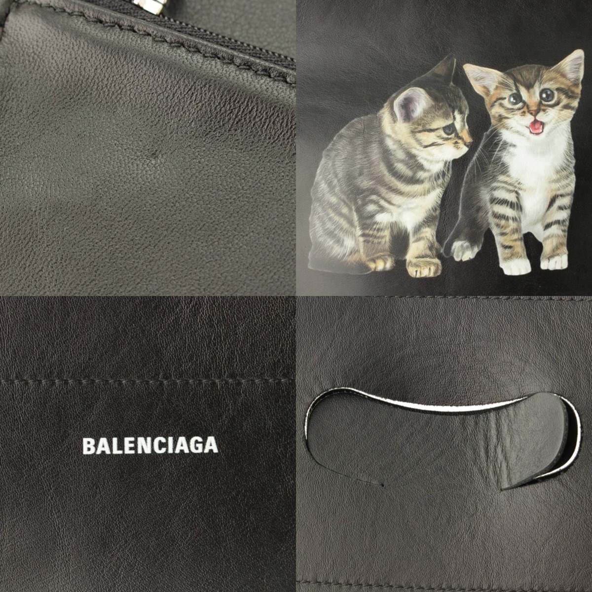 楽天市場】【バレンシアガ】Balenciaga 猫プリント レザートートバッグ
