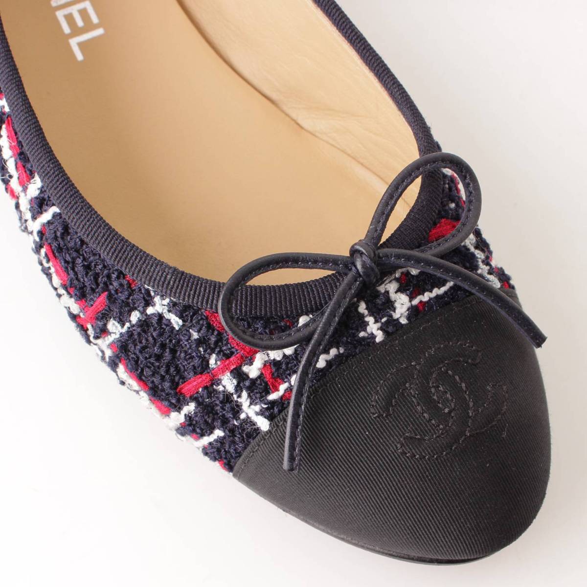 楽天市場】【シャネル】Chanel バレリーナ フラットシューズ G02819