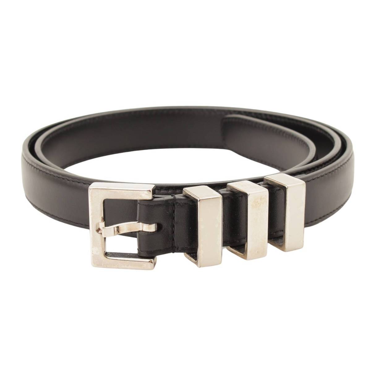 楽天市場】【サンローラン】SAINT LAURENT メンズ 3連バックル レザー