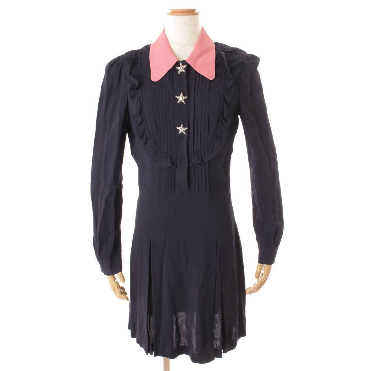 楽天市場】【ミュウミュウ】Miu Miu 16年 ビジュー スターボタン バイ