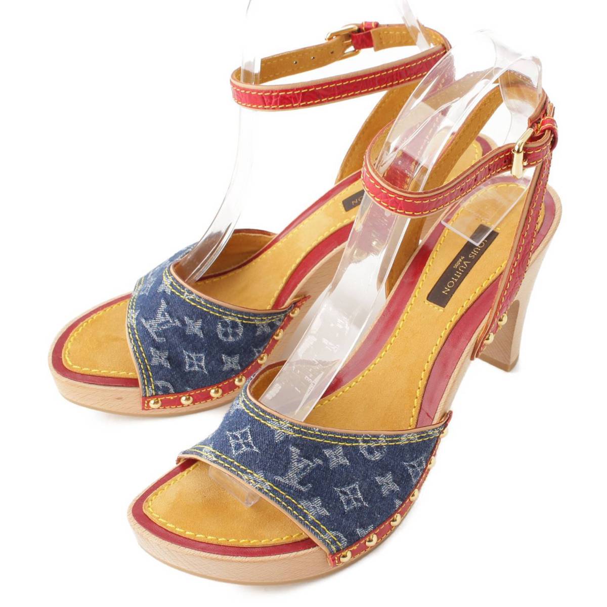 楽天市場】【ルイヴィトン】Louis Vuitton モノグラム デニム スタッズ