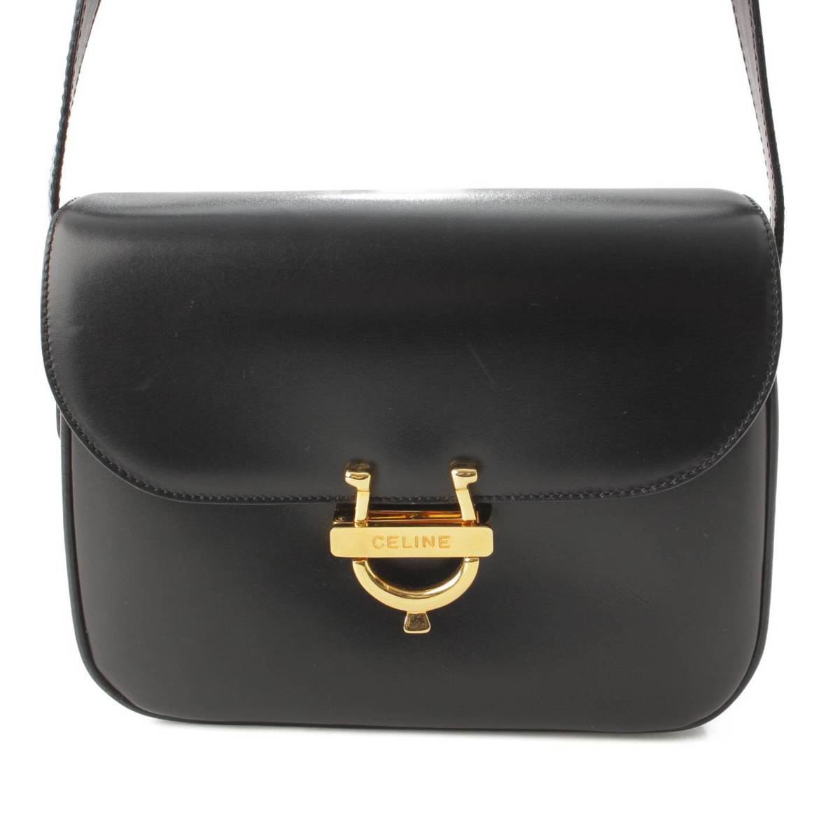 楽天市場】【セリーヌ】Celine ヴィンテージ ホースシュー ロゴ レザー