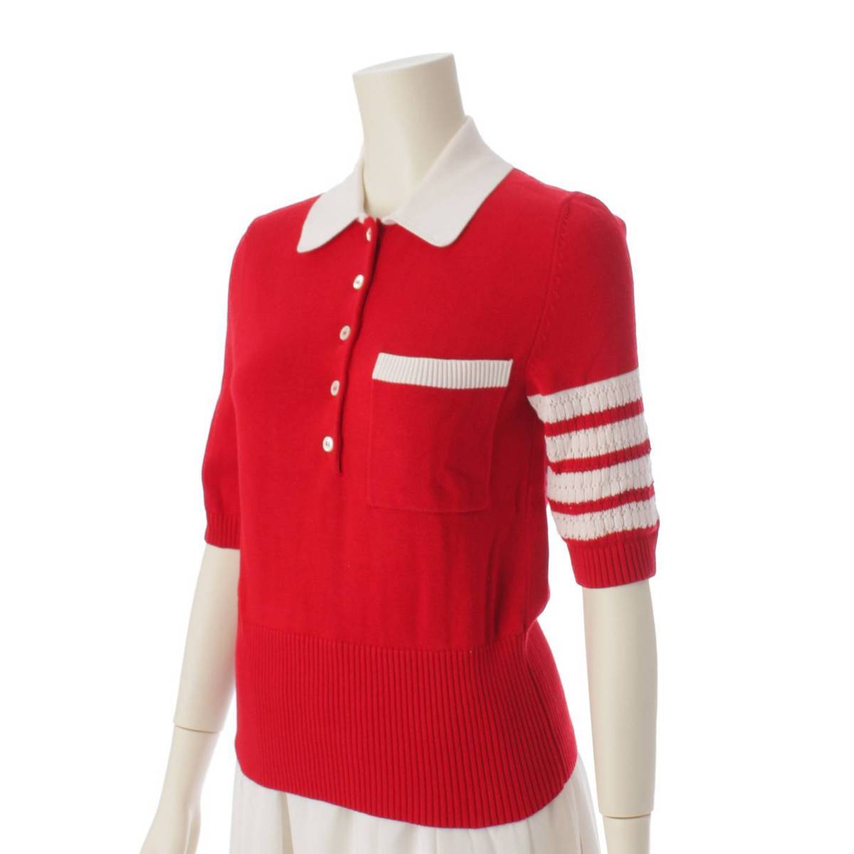 楽天市場】トムブラウン Thom Browne ヘクター 五分袖 コットン ニット