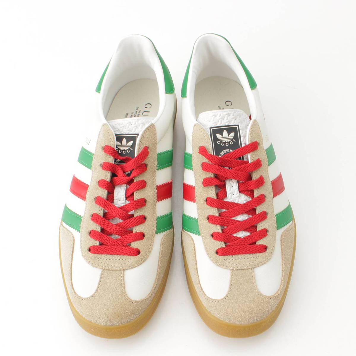 楽天市場】【グッチ】Gucci アディダス コラボ メンズ レザー×スエード