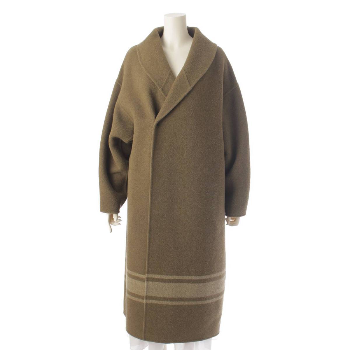 楽天市場】【ハイク】HYKE ウール ライン ロング コート アウター 192