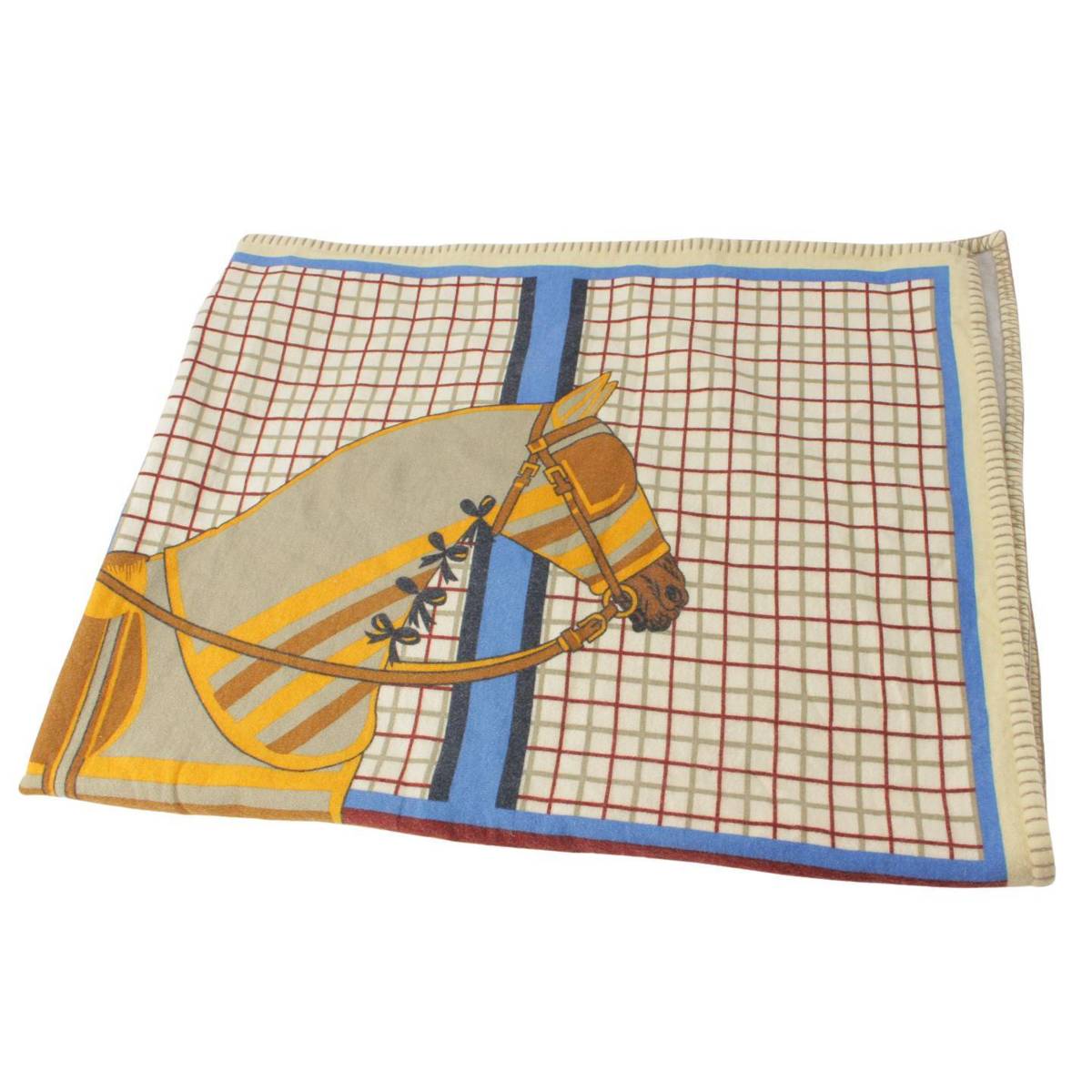 楽天市場】【エルメス】Hermes カシミヤ100% ホース 馬 大判