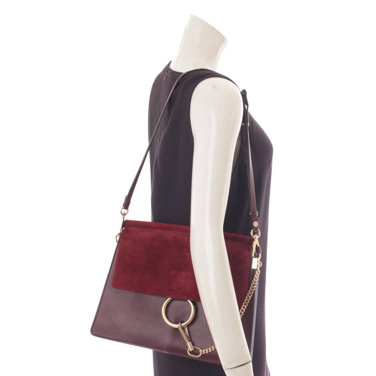 楽天市場】【クロエ】Chloe FAYE フェイ レザー スエード 2way