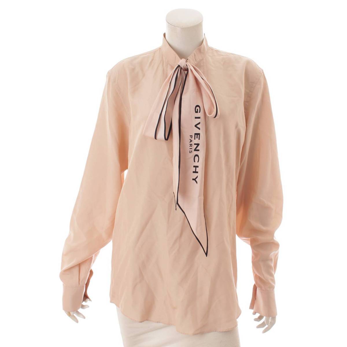 楽天市場】【ジバンシー】GIVENCHY ロゴボウタイ シルクブラウス