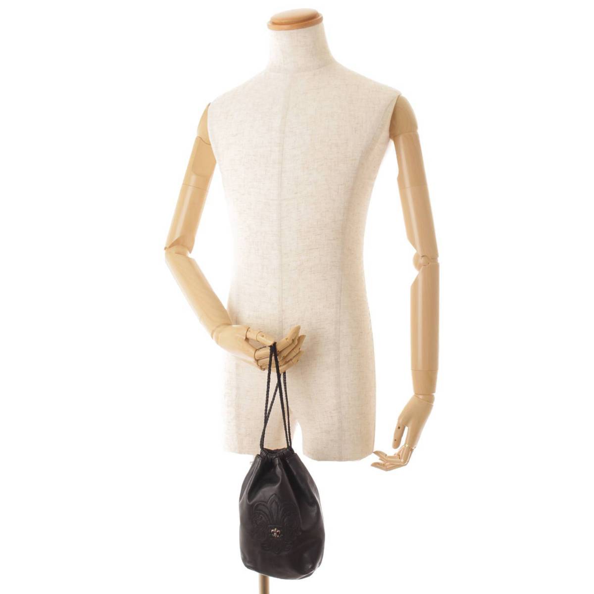 楽天市場】【クロムハーツ】Chrome Hearts レザー ドローストリング