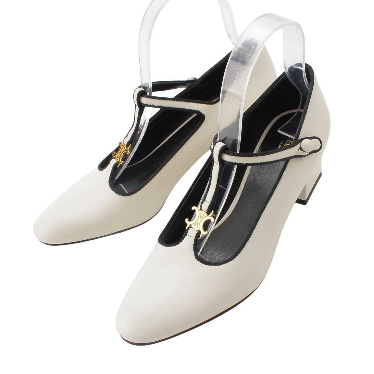 楽天市場】【セリーヌ】Celine トリオンフ Tストラップ レザー