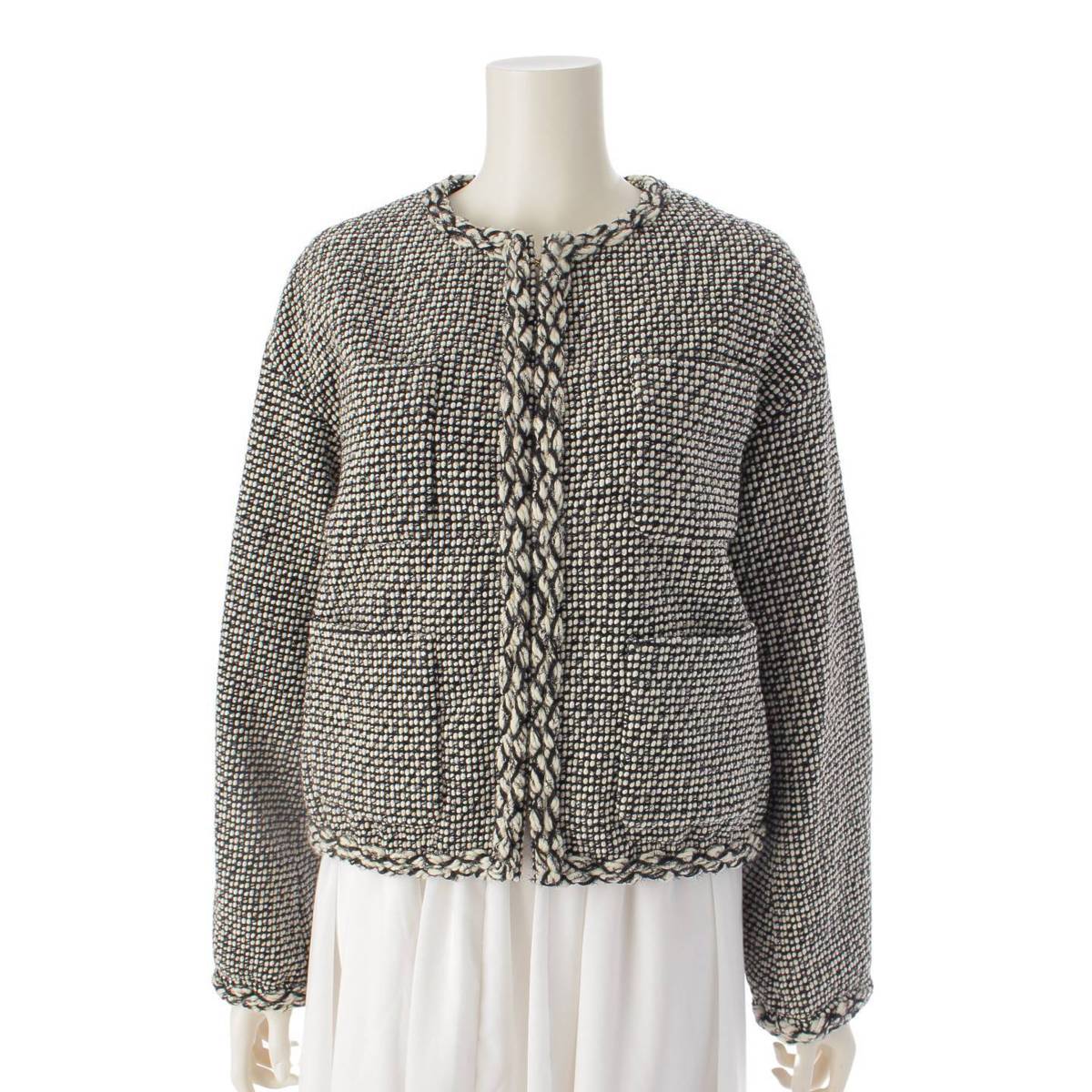 楽天市場】【ドゥロワー】DRAWER 22年 ノーカラー ツイード ジャケット