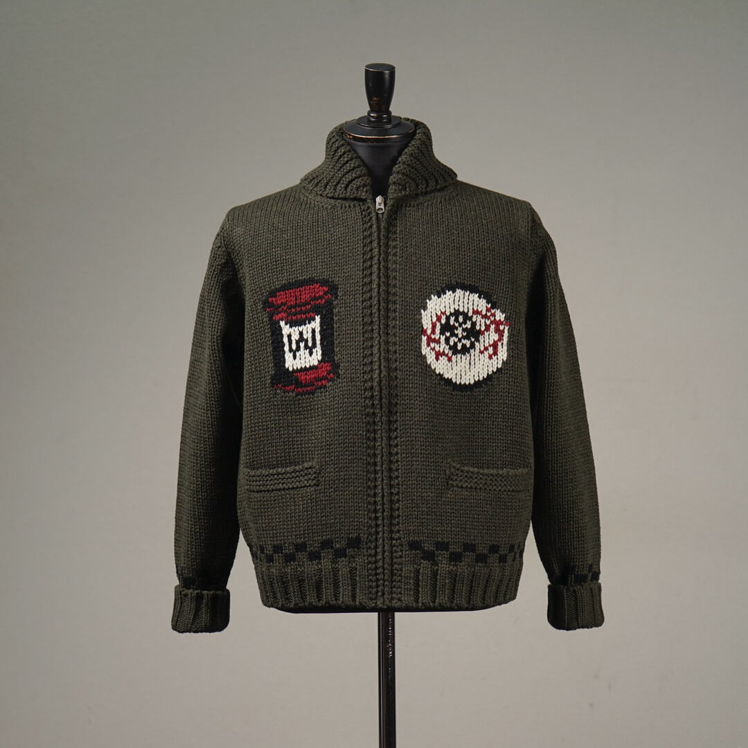 楽天市場】残りMサイズのみ ウィアード カウチン ニット カーディガン