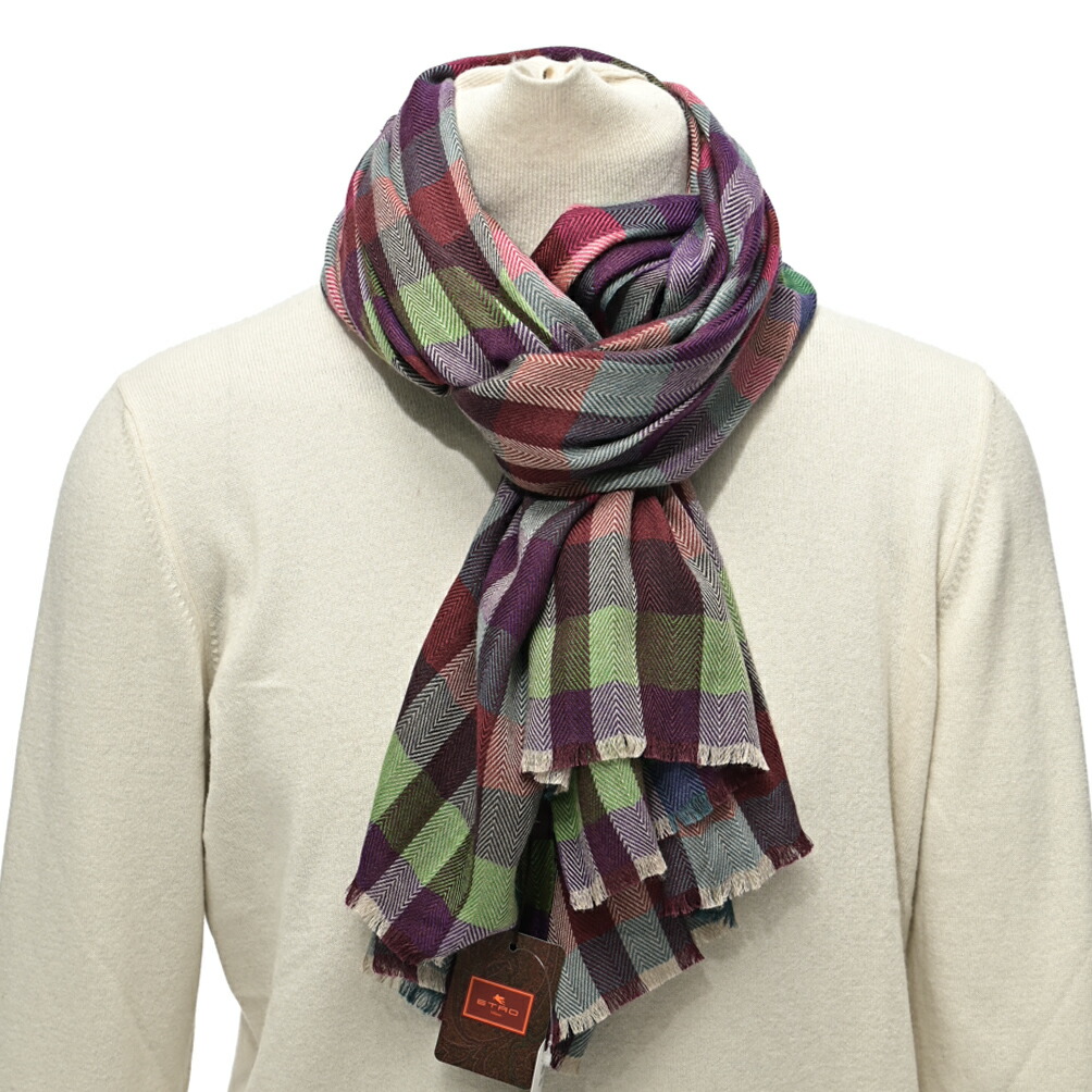 楽天市場】エトロ ストール カシミヤの通販