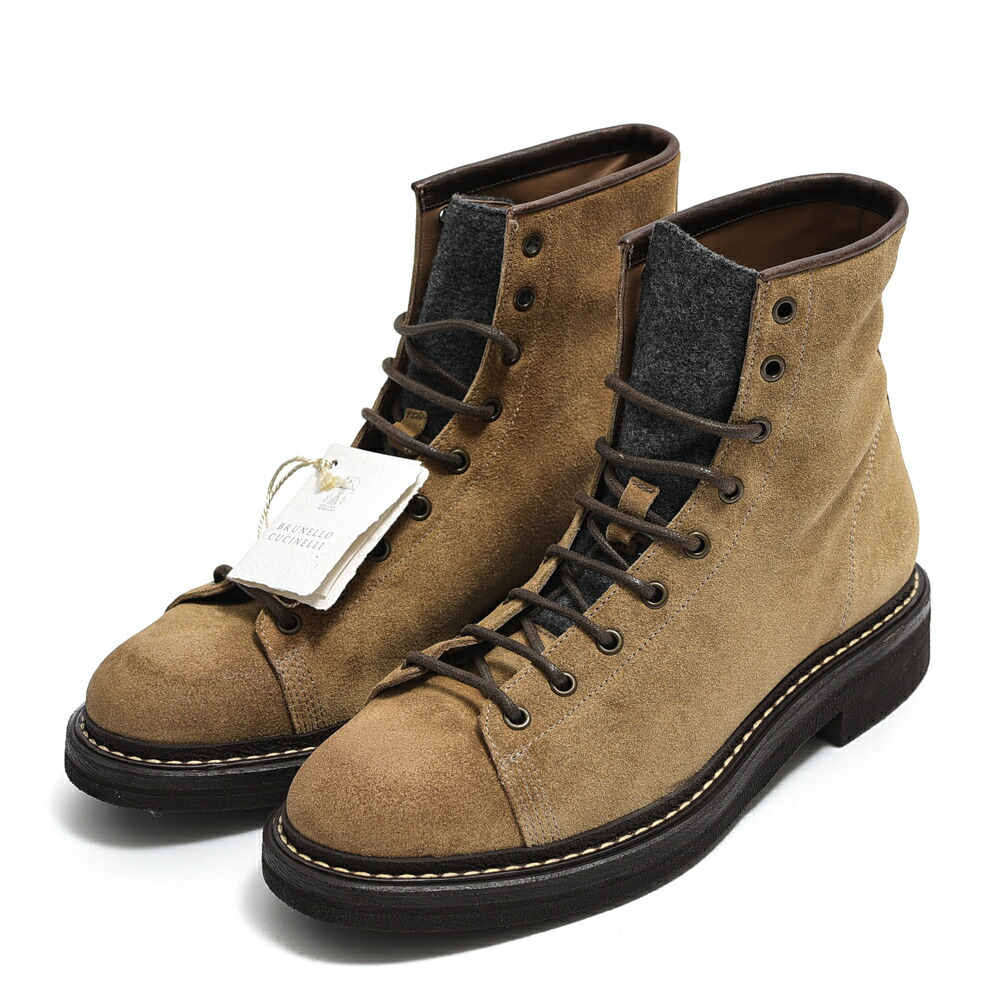 楽天市場】ブルネロクチネリ BRUNELLO CUCINELLI レースアップ ブーツ