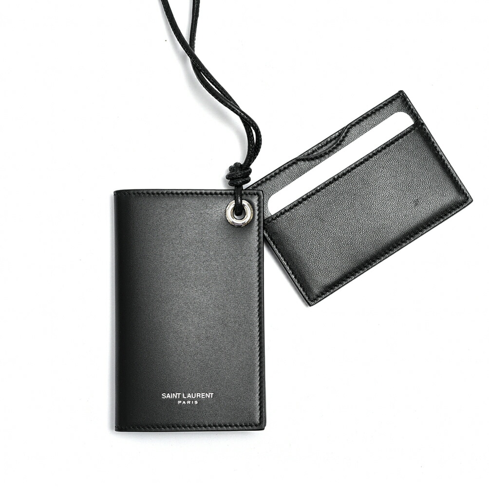 楽天市場】サンローラン SAINT LAURENT フリップカードケース ネック