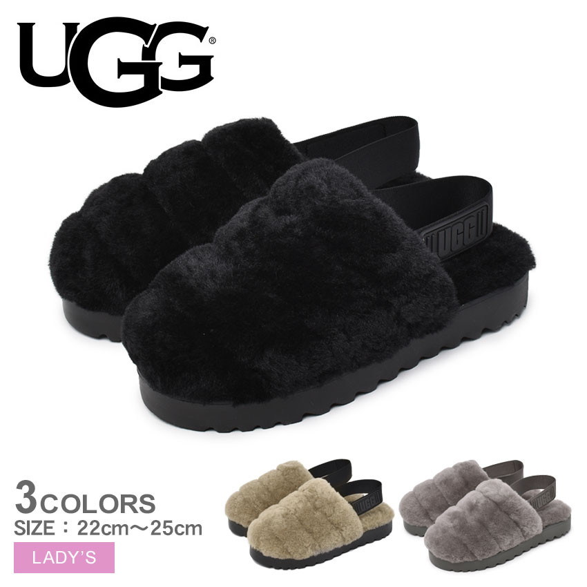 楽天市場】アグ サンダル レディース スーパーフラッフスリッパ UGG