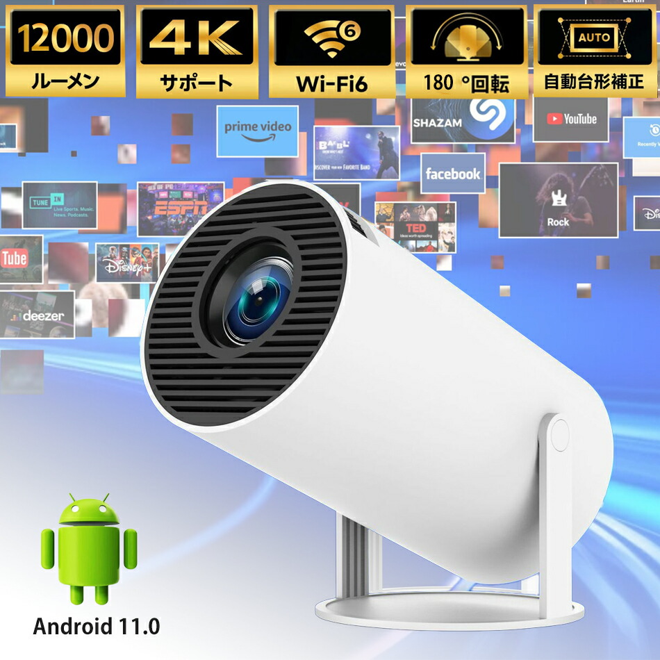 最新進級完全密閉防塵 プロジェクター4K 高輝度30000lm定価29800円