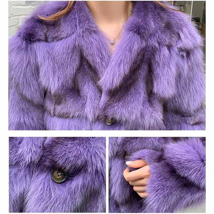 楽天市場】コート ジャケット フォックス リアルファー アウター