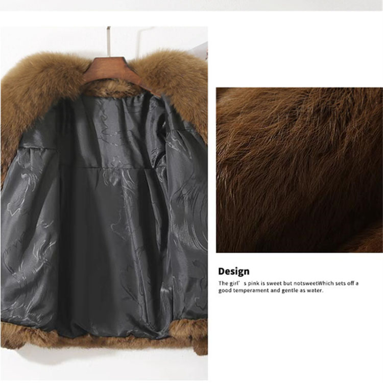 楽天市場】ジャケット ラビット フォックス リアルファー コート