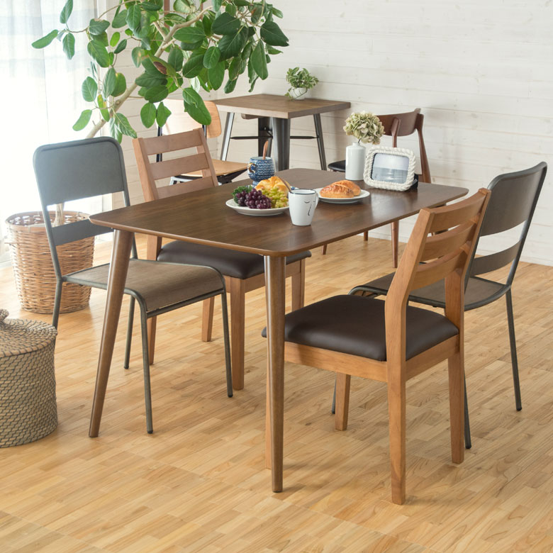 楽天市場】ダイニングテーブル 4人掛け 長方形 木製 幅120cm 高さ70cm