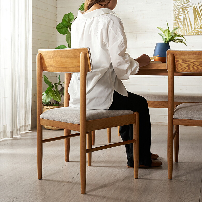 楽天市場】チェア ダイニングチェア 単品 リビングチェア 木製 天然木