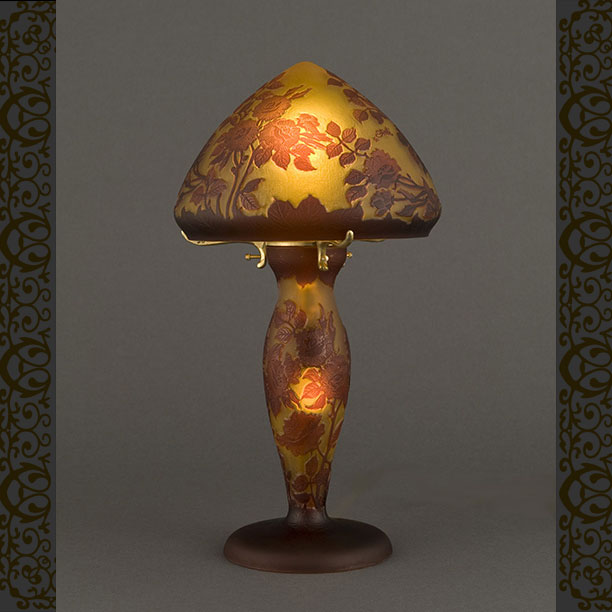 楽天市場】ガレランプ テーブルランプ おしゃれ ローズ 薔薇 レッド