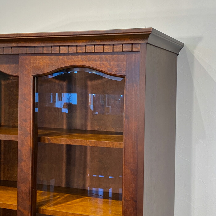 楽天市場】本棚 書棚 日本製 国産家具 クラシック おしゃれ 引戸 本