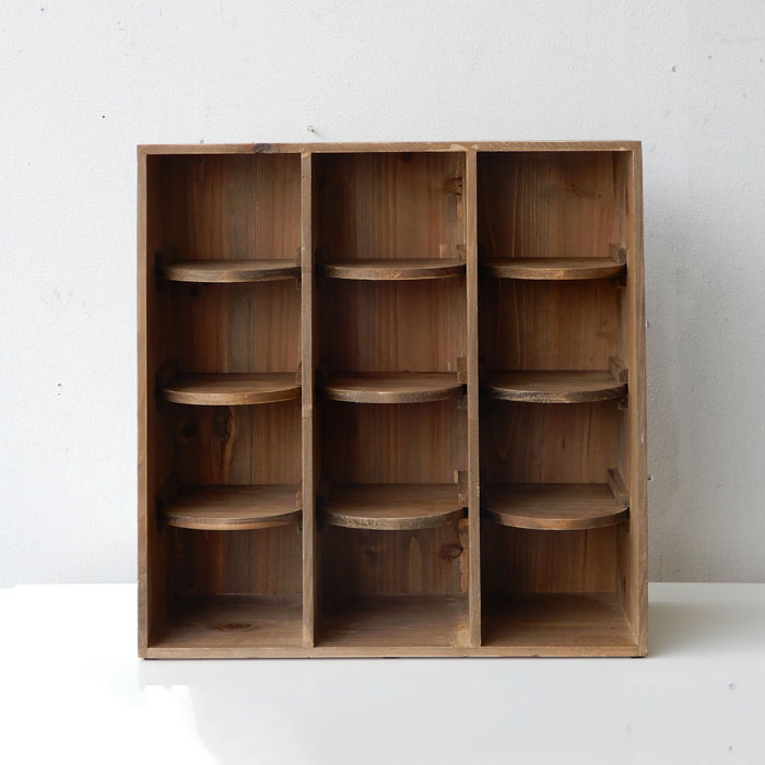 楽天市場】シェルフ ウッド ラック 棚 小物展示 店舗什器 ディスプレイ